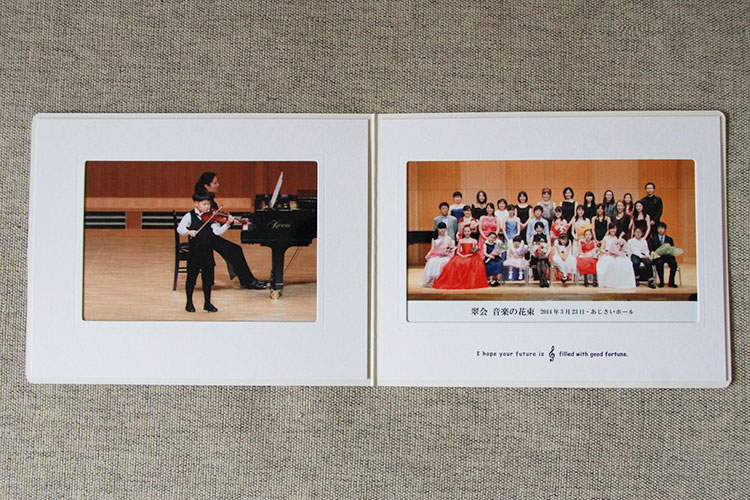 発表会撮影の集合写真